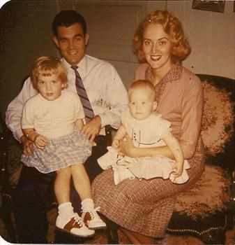 Dad, Mom, Donna, Cathy 1957