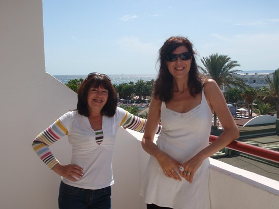 This is Begonia &  tina when we visited Ibiza