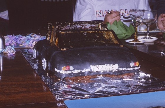 21st Birthday party cake