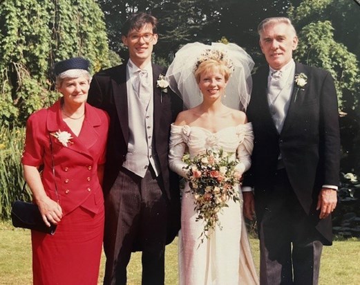 Mum and Dad at our wedding