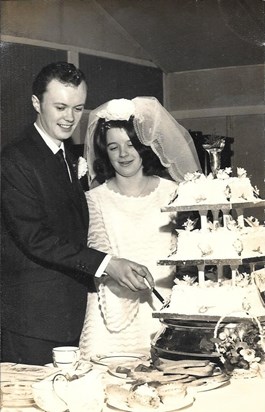 mam and dad on their special day 