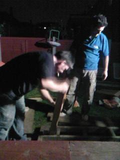 Paul being foreman!