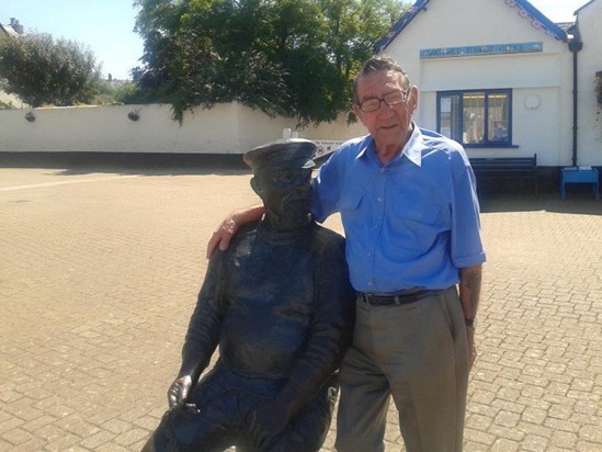 Sid making friends in Somerset