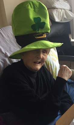 Mum celebrating St Patrick’s Day 17th March 2019