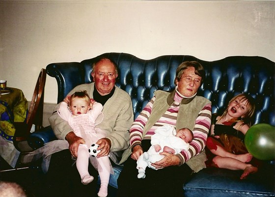 Mum and Dad with Mia, Millie and Teddy xxx