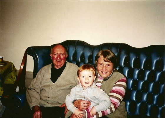 Mum and Dad with Baby Tom