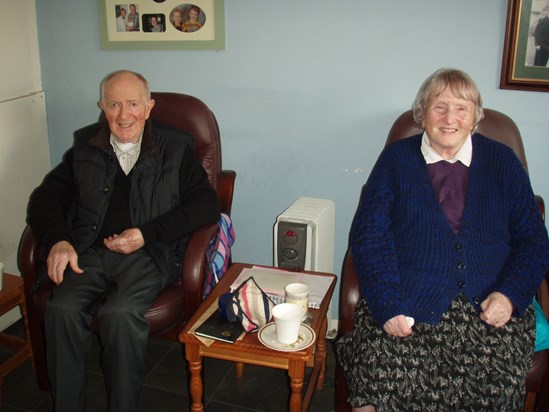 Mum & Dad having a drop of tea - 'Only Half A Cup'