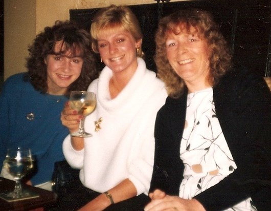 Me, Val and mum 1987