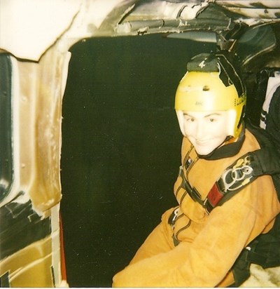 About to jump out of a perfectly serviceable plane... 1993