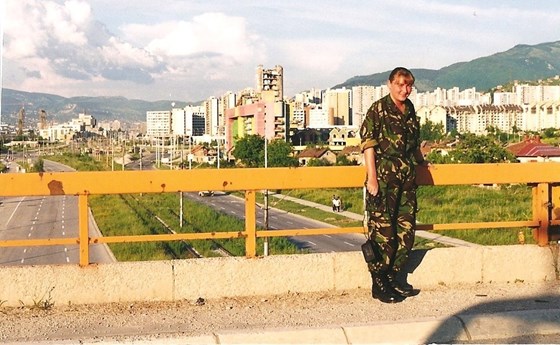 Overlooking Sniper Alley - Sarajevo 1996