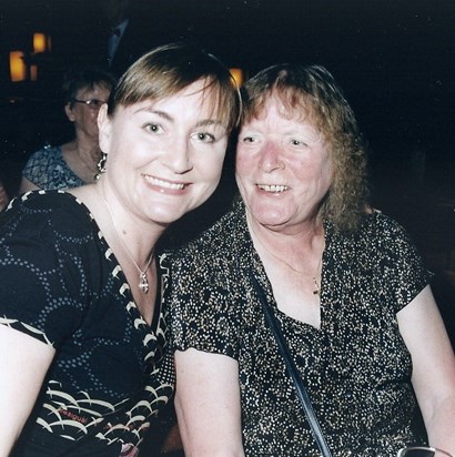 with mum in Benidorm 2009