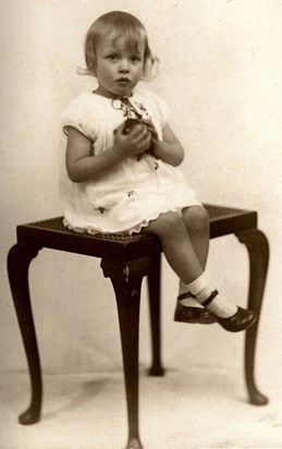 Betty 1931 aged 2