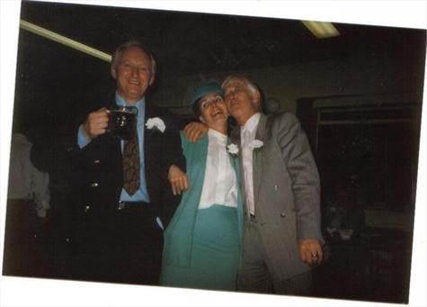 Mum and Uncle Ray at my wedding 1986