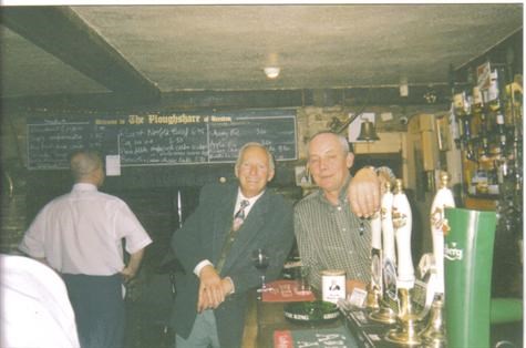 Dad in the local on Andreas christening