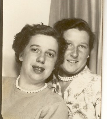 Audrey Hawkins & Jean Wiltshire c 1960 