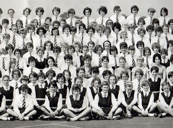 George Abbot Girls, 1962 – Can anyone spot Mum? (clue, top row)