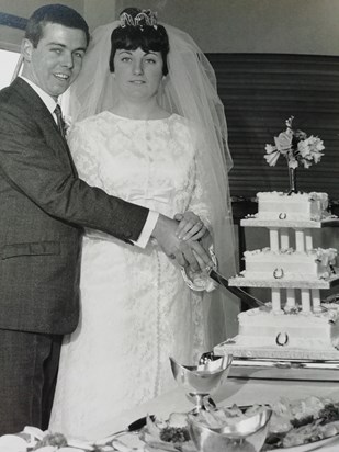 Cutting the cake June 1967