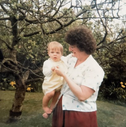 Mum with Baby Dawn, 1982