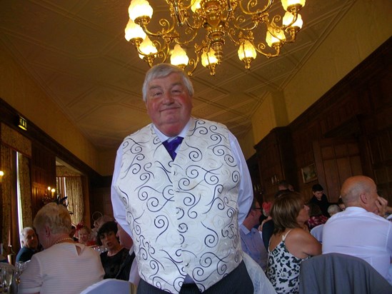 Not a man to take dressing up lightly, but for his nieces wedding...no problem.Wonderful memories xx