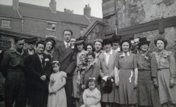 Thank you Bill for this family wedding photograph May 24th 1947