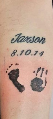 Daddy's  Jaxson Tattoo 