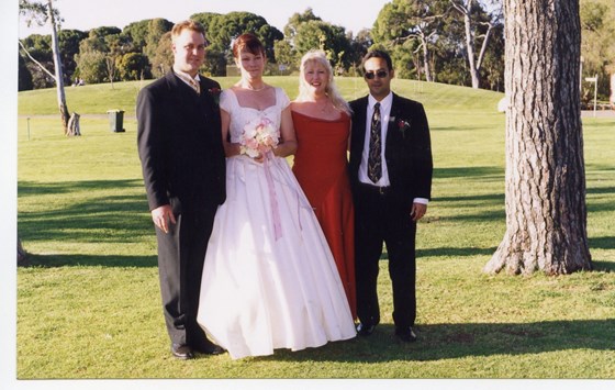 Scotty & Kath on their wedding day 2001