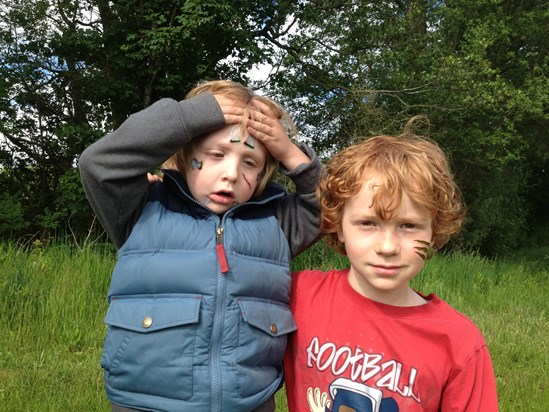 Charlie (as a zombie) loved his cousin, Inigo