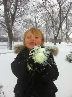 First snowball of winter 2012.