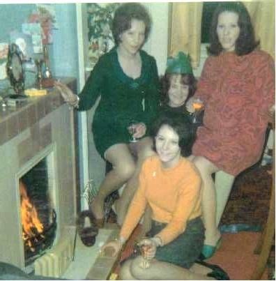 Christmas 1969 Gran, Mum (Due with me) Aunt Joyce & Aunt Teresa