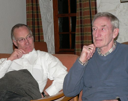 8. Geo with Ken, Meadow View, Brecon, February 2008