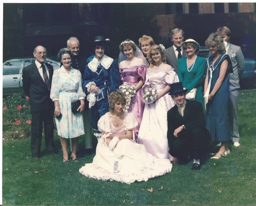 At our wedding 1986