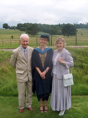 Barbara and John at my graduation