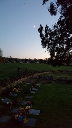 View across field looking out from Chilcompton Church