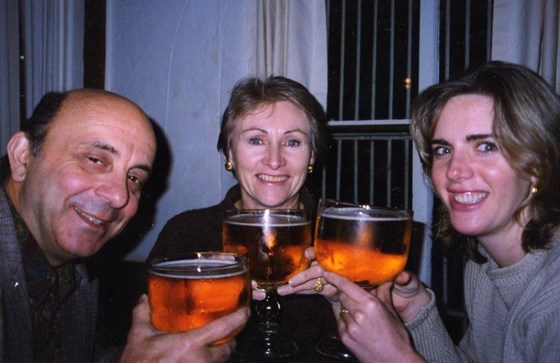 George,June &Nicole drinking it up