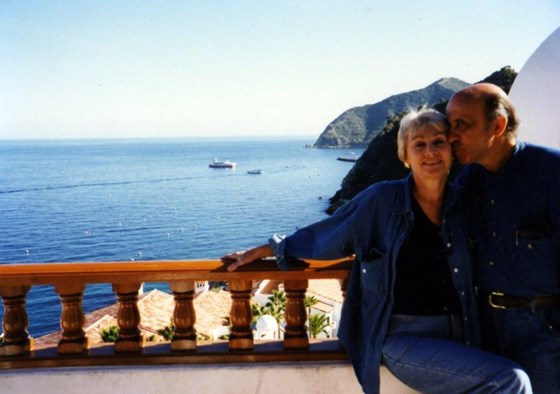 June & George in Greece