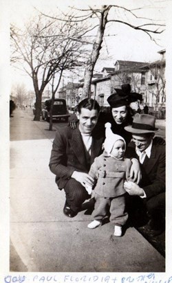Cousins Paul Philip from Florida with George and his mom in Brooklyn