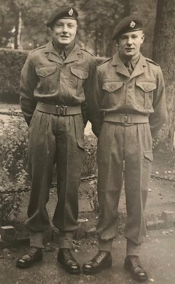 Dad on the left in his army days ❤️Xxx