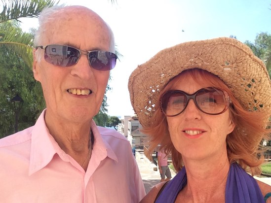 The joy of Majorca, so wonderful to have shared a ‘later in life’ holiday with my Pops