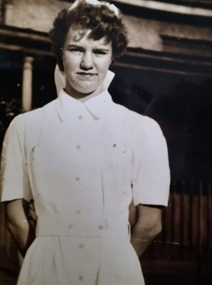 Mum as a student nurse