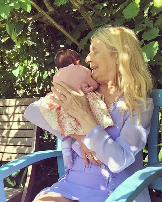 My beautiful Nanna with her youngest great granddaughter at our garden tea party. We love you so much Nanna xxxxxxx