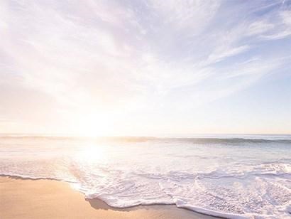 Sky above, sand below, peace within.