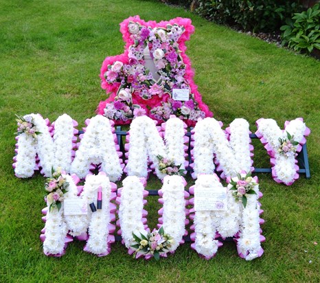 Stunning floral tributes