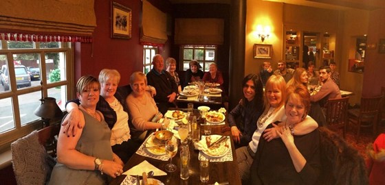 Mum's 59th birthday meal with family and the 'Lovely Ladies'