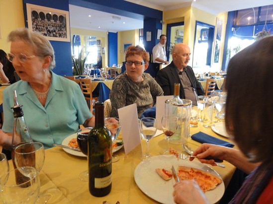 Celebrating Leonie's and Greta's birthdays in 2012 at the Italain Restaurant      619