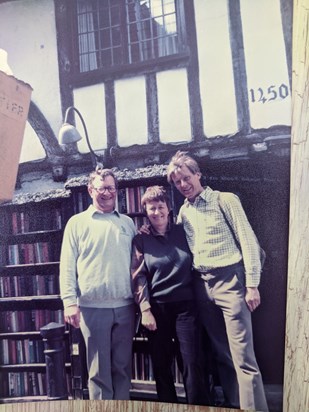 Tony with John and Terry Woodliffe 