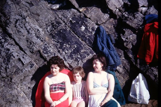 Margaret, Clare and Kath on the Gower