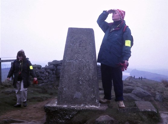 WHERE ARE THOSE WALKERS? 1996, the 1st St. Luke's Hospice walk Hadrian's Wall.