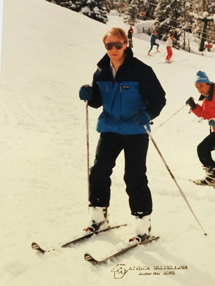 1985 - Skiing in Aprica 