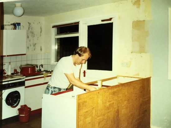 August 1989 - DIY in our first home