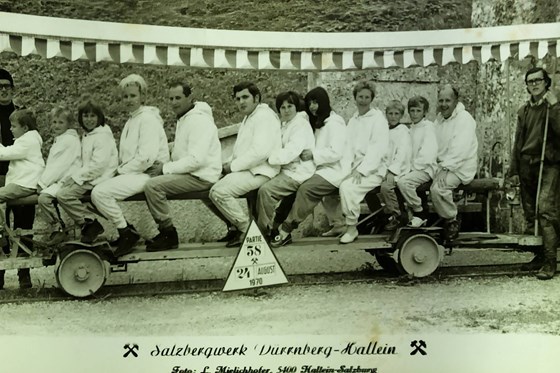 August 1970 - Salt mines in Salzburg